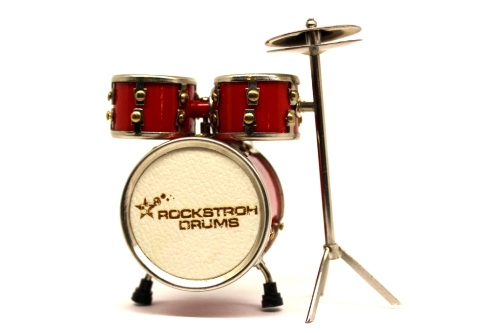 Rockstroh Drums Logo Gravur auf Schlagzeug